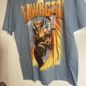 Hawk Girl Graphic T-Shirt - Blue